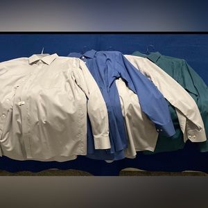 4 men’s button down Stanford shirts